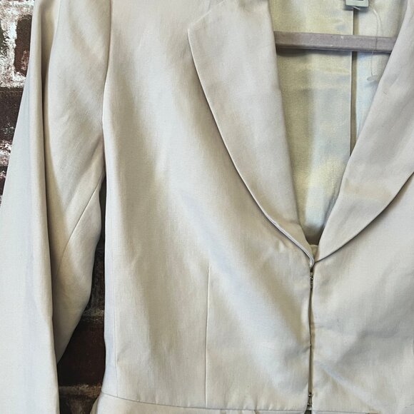 Banana Republic Lyocell Blend Peplum Blazer 0 - Picture 6 of 10